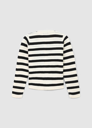 Cardigan a righe