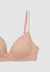 Padded triangle lace bra
