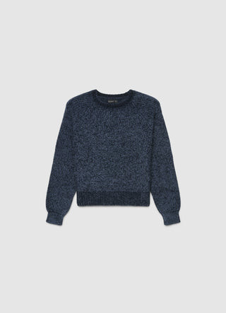 Maglia girocollo con maniche raglan