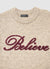 Maglia girocollo con scritta