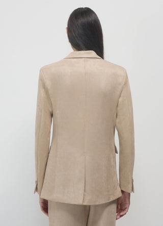 Buckskin-effect blazer