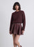Crew neck jumper with dotted pattern