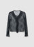 T-shirt with lace jabot