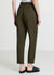 Plain-coloured long trousers