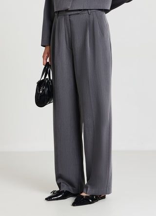 Pantaloni palazzo con doppia pinces