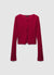 Cardigan con laccetti