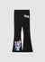 Leggings a zampa con stampa Stitch