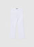Cropped flare trousers in satin leather