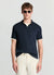T-shirt con colletto a polo e scollo a V