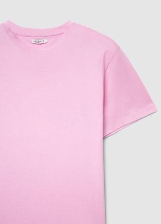 Einfarbiges Rundhals-T-Shirt
