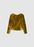Peplum-T-Shirt mit Drapierung