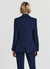 Double-breasted jacket with satin-like lapels