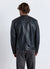 Giacca biker effetto pelle slim con zip