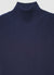 Maglia con collo cratere e maniche a 3/4