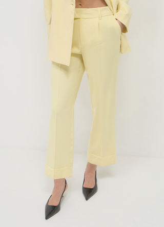 Pantalone classico con risvolto