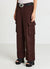 Cargo trousers with turn-ups