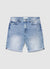 Pantaloncini jeans con risvolto