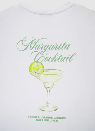 T-shirt con stampa cocktail