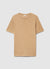 T-shirt in maglia traforata a coste
