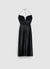 Vestito midi con scollo a V e cut-out