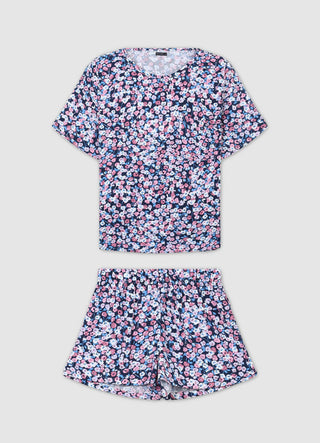 Blumen-Pyjama-Set