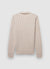 Maglia a trecce con collo derby