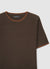 T-shirt in maglia con profili a contrasto