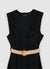 Abito chemisier con frill e cintura