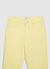 Jeans cropped flare a tinta unita
