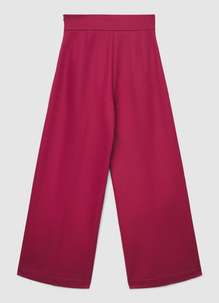 Solid colour culotte trousers