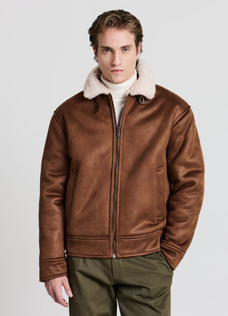 Faux shearling jacket