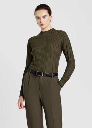 Rippstrickpullover
