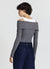 Off-the-shoulder jumper