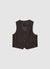 Boxy herringbone waistcoat