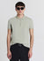 T-shirt polo half zip