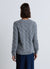 Cardigan traforato con bottoni effetto luccicante