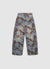 Jeans barrel con stampa floreale