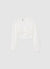 Crop-Pullover aus Spitze mit Bralette