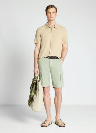 Camicia classica in misto lino