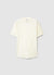 Camicia misto lino con collo coreana