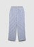 Crinkle striped jogger trousers