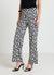 Palazzo trousers with a geometric pattern