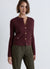 Honeycomb cardigan with jewel buttons