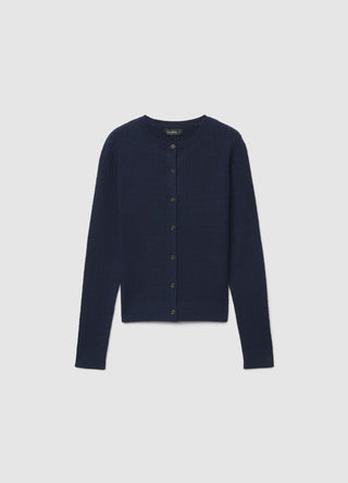 Cardigan à torsades avec boutons