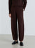 Solid-colour balloon track pants