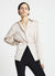 Camicia scollo a V similsatin