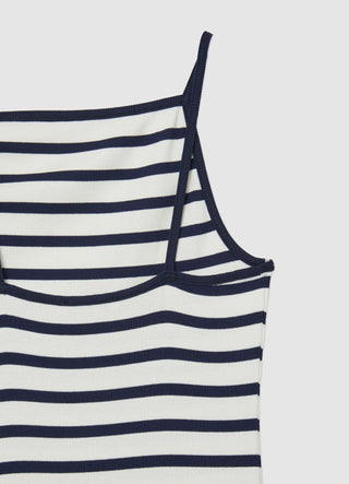 Vestito lungo a righe