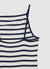 Vestito lungo a righe