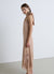 Langes Lingerie-Kleid mit Spitze