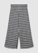 Cropped palazzo trousers in tweed - XS